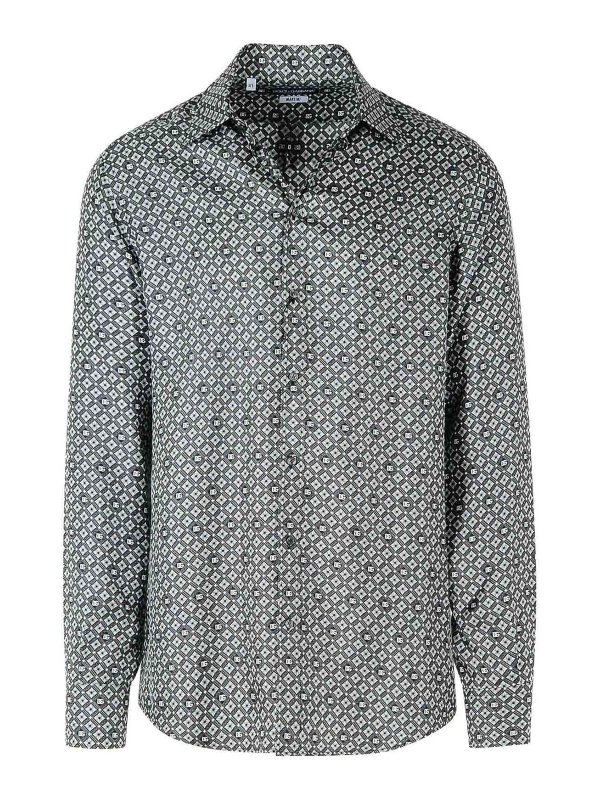 DOLCE & GABBANA: shirts - Black Silk Shirt