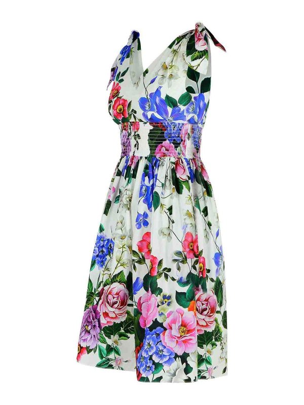 The Best Shops DOLCE & GABBANA: abiti al ginocchio - Vestito  in cotone multicolore