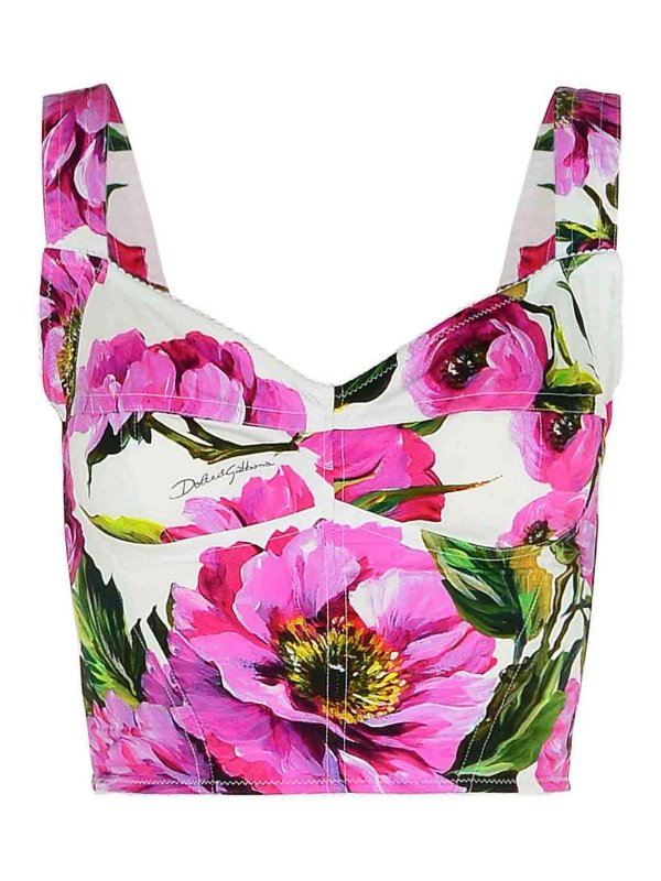 DOLCE & GABBANA: トップス＆タンクトップ - トップ/タンクトップ - ヌードカラー