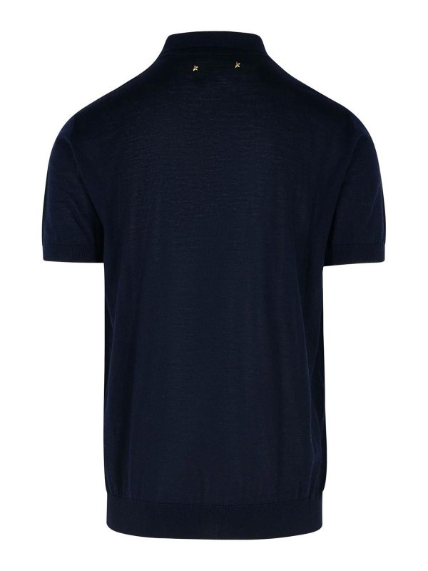 GOLDEN GOOSE: ポロシャツ online - ポロシャツ - ダークブルー