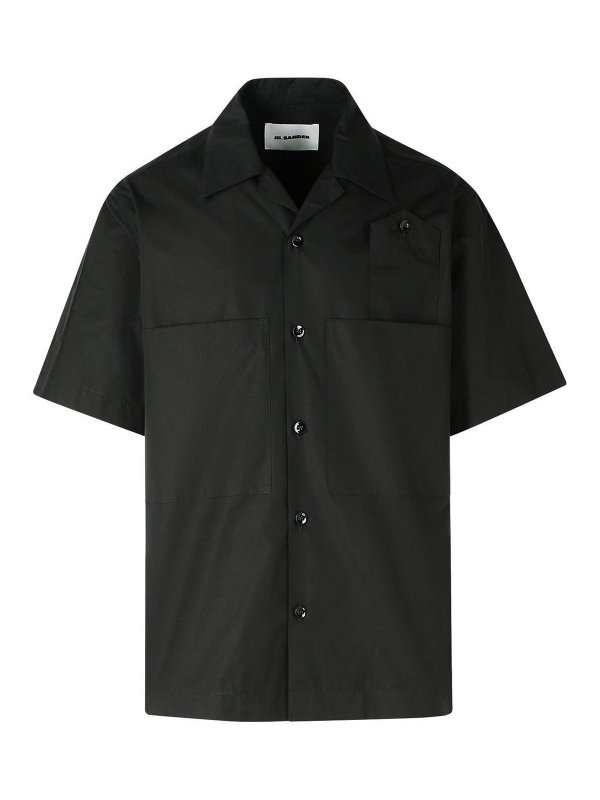 JIL SANDER: Hemden - Hemd - Schwarz