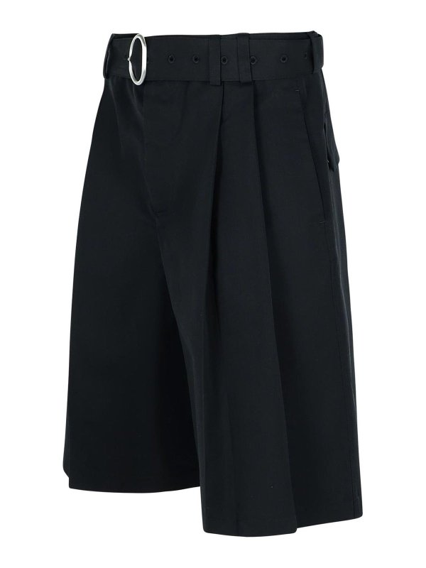 The Best Shops JIL SANDER: トラウザーショーツ - ショートパンツ - 黒