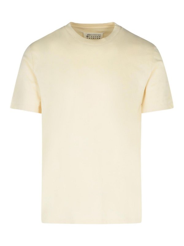 Maison Margiela: T-shirts - T-Shirt - Weiß