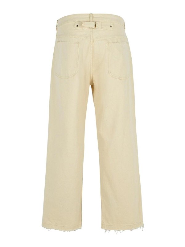 Maison Margiela: ブーツカットジーンズ online - ブーツカットジーンズ - 白