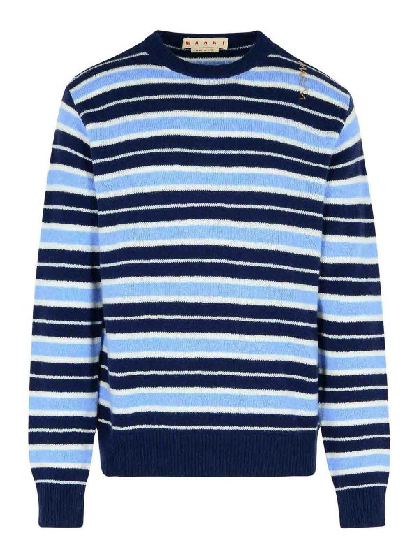 Marni: Sudaderas y suéteres - Sudadera - Azul