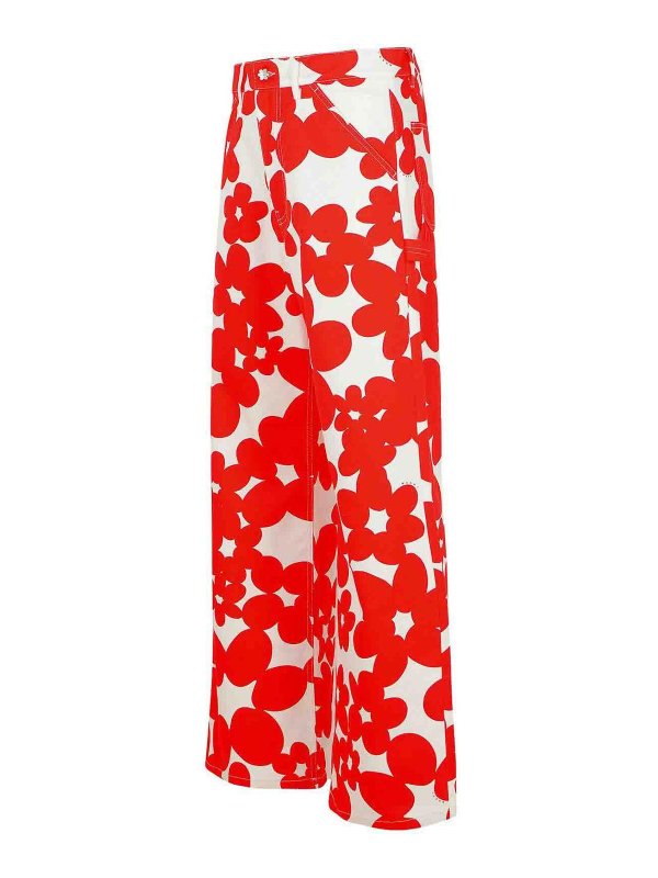 The Best Shops Marni: Jeans boot-cut - Jeans Boot-Cut - Rojo