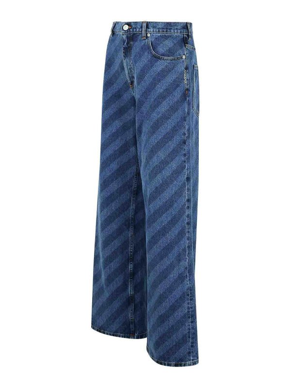 The Best Shops Marni: Jeans évasés - Jean Bootcut - Bleu