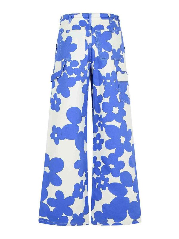 Marni: Jeans évasés online - Jean Bootcut - Bleu Clair