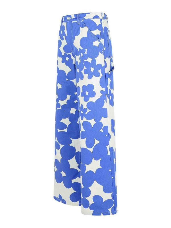 The Best Shops Marni: Jeans évasés - Jean Bootcut - Bleu Clair