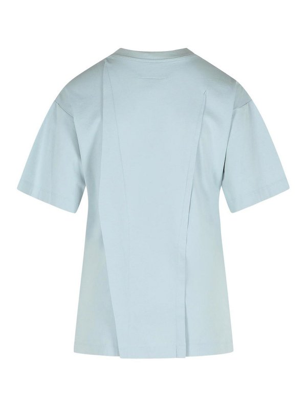 MM6 MAISON MARGIELA: Camisetas online - Camiseta - Azul Claro