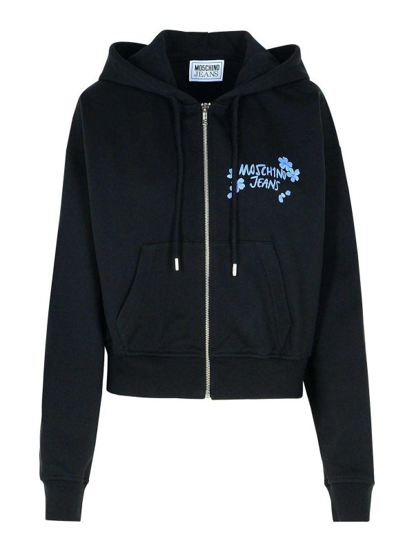 MOSCHINO JEANS: スウェット＆セーター - スウェットシャツ/セーター - 黒