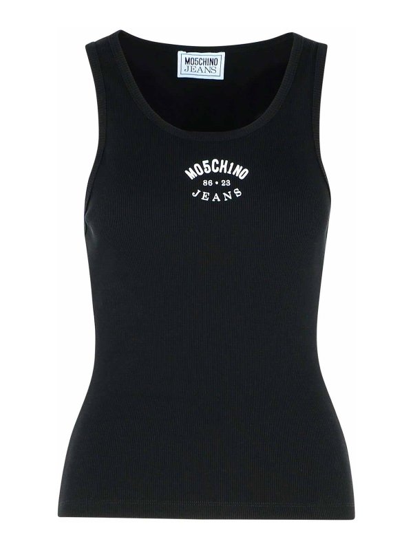 MOSCHINO JEANS: トップス＆タンクトップ - トップ/タンクトップ - 黒
