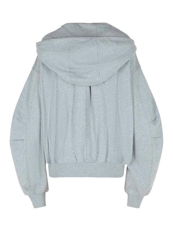 The Attico: Sweatshirts & Sweaters online - Gray Cotton Sweatshirt
