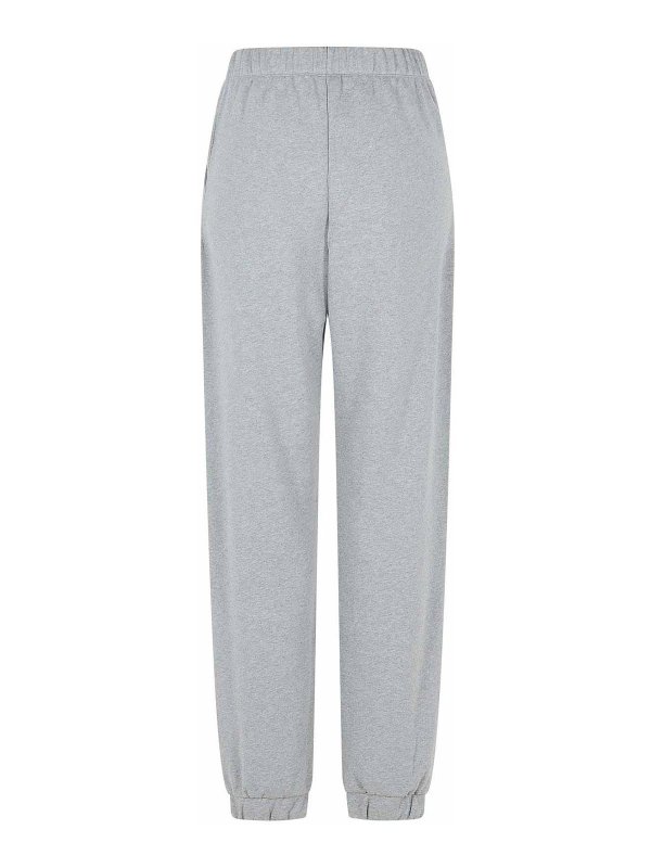 The Attico: Trousers Shorts online - Jogger Grey Cotton Pants