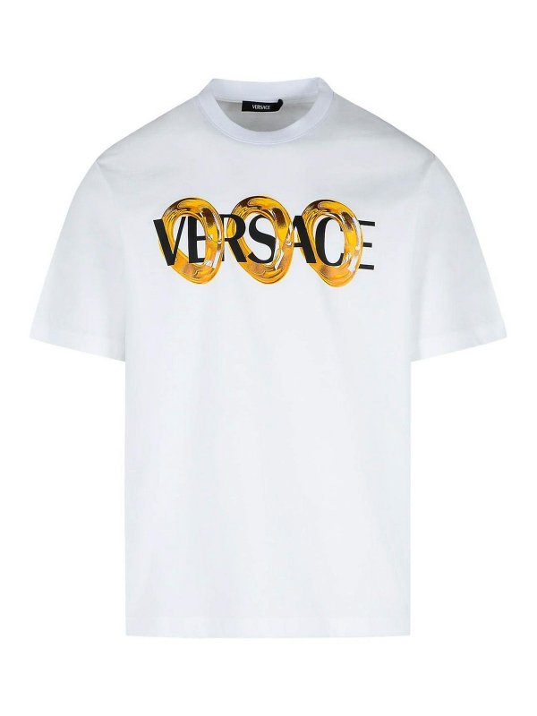 VERSACE: Camisetas - Camiseta - Blanco
