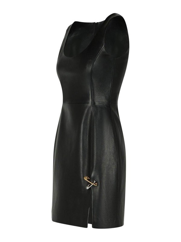 The Best Shops VERSACE: ニーレングスドレス - 膝丈ドレス - 黒