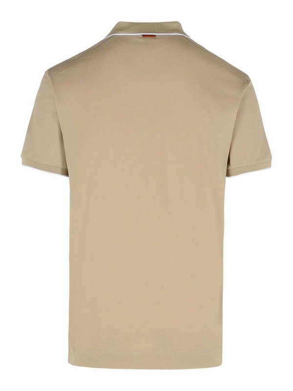 ZEGNA: ポロシャツ online - ポロシャツ - ベージュ