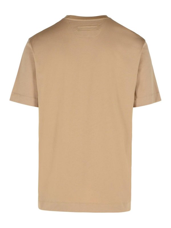 ZEGNA: T-shirts online - T-Shirt - Beige