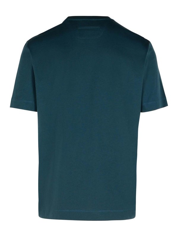 ZEGNA: T-shirts online - T-Shirt - Vert