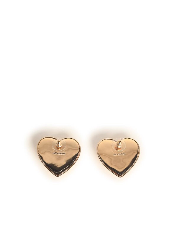 Self Portrait: Earrings online - Cuore Gold-Plated Brass Earrings