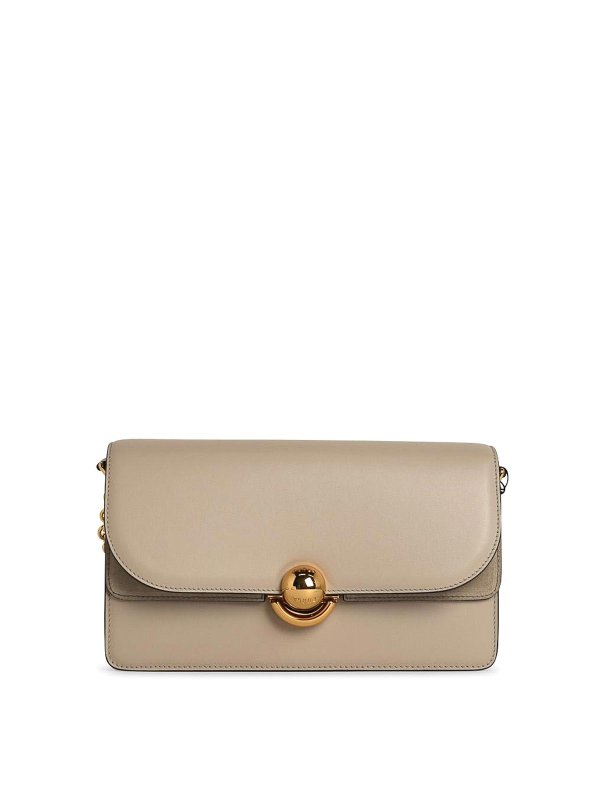 FURLA: shoulder bags - Ivory Leather Shoulder Strap