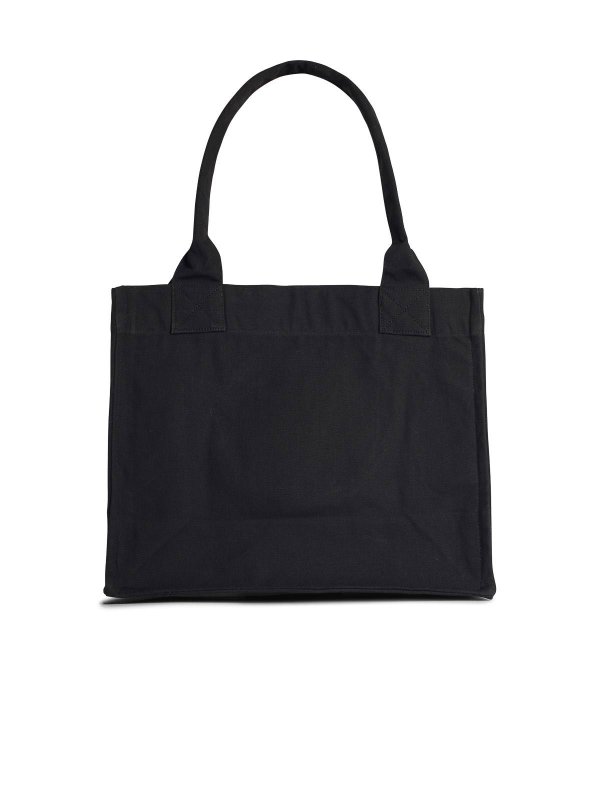 The Best Shops GANNI: shopper - Shopping facile in tela marrone