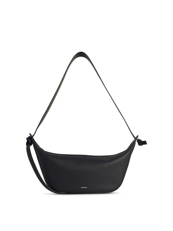 JIL SANDER: クロスボディバッグ - クロスボディバッグ - 黒