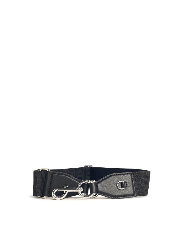 MARC JACOBS: cross body bags - Black Polyester Crossbody Bag