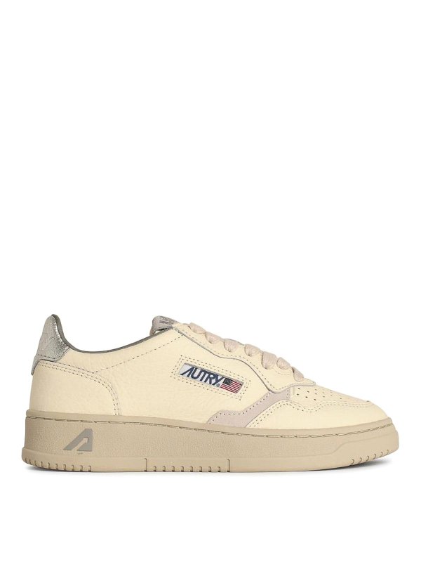 AUTRY: trainers - White Leather Sneakers