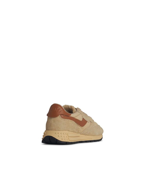 The Best Shops AUTRY: trainers - Reelwind Beige Suede Sneakers