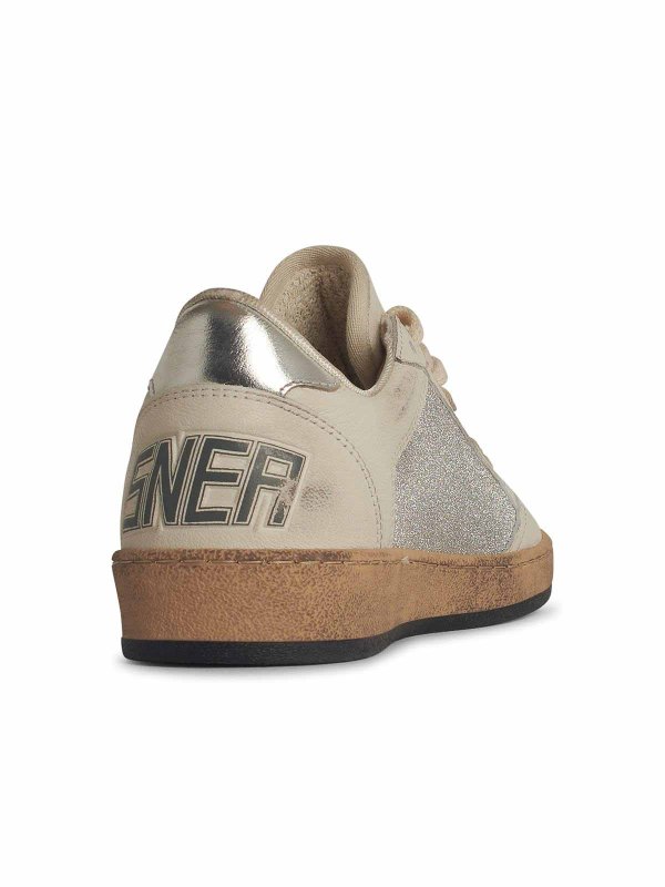 The Best Shops GOLDEN GOOSE: trainers - Ball Star White Leather Sneakers