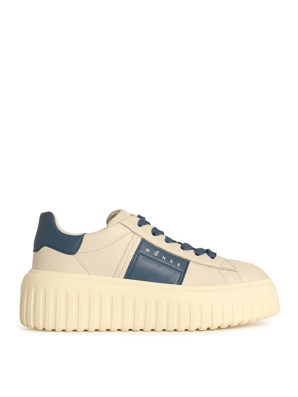 HOGAN: Chaussures de sport - Baskets - Blanc