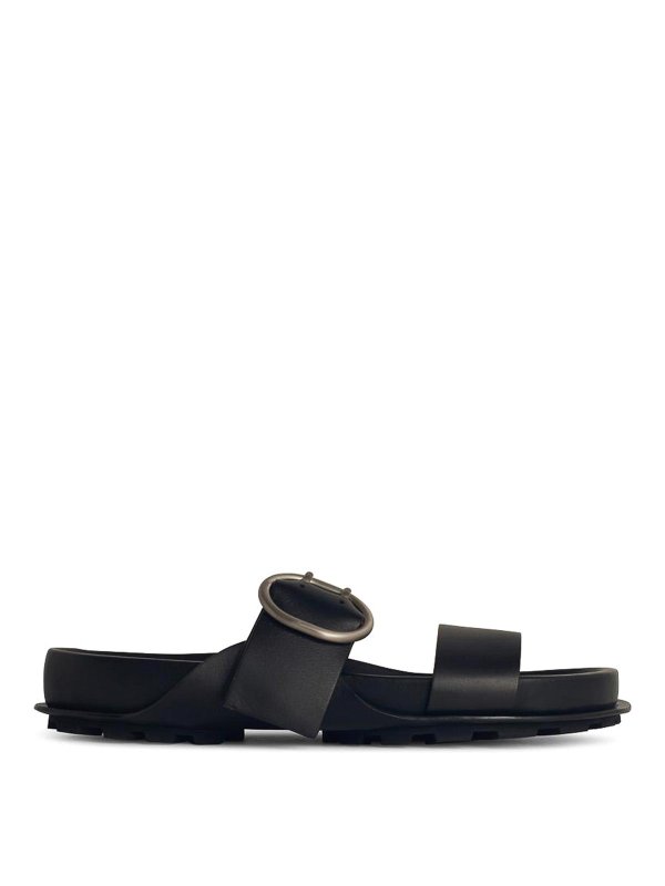 JIL SANDER: Mocassins & Chaussures bateau - Mocassins - Noir