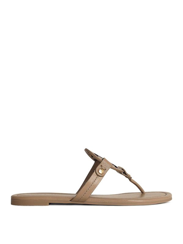 TORY BURCH: ロファー＆スリッパ - ローファー - ベージュ