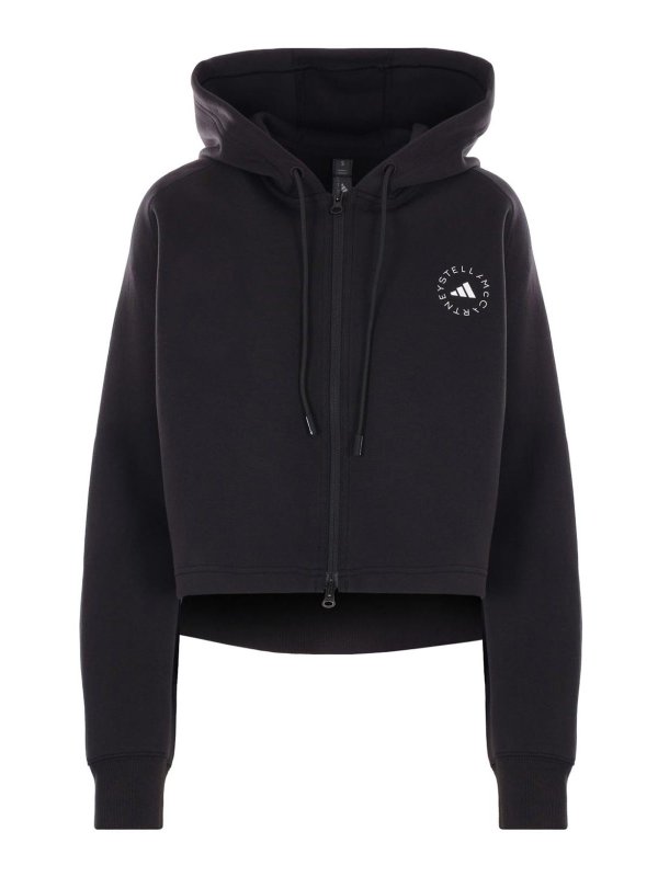 ADIDAS BY STELLA MCCARTNEY: Sweatshirts & Pulls - Sweat-Shirts - Noir