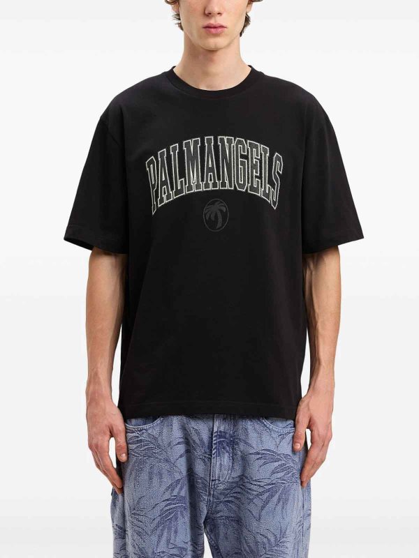 Palm Angels: Camisetas online - Camiseta - Negro