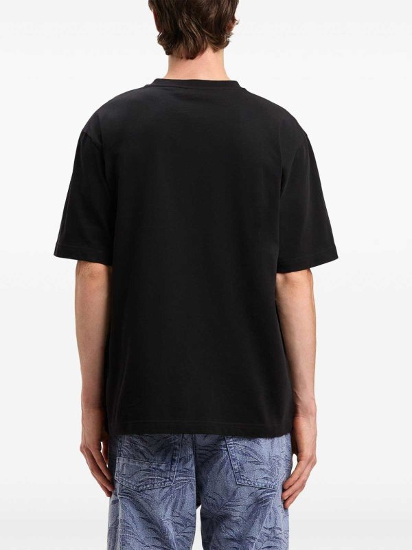 The Best Shops Palm Angels: Camiseta - Negro