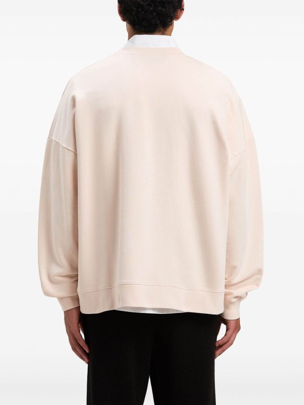 The Best Shops Palm Angels: Pull col rond - Pull Col Rond - Couleur Chair