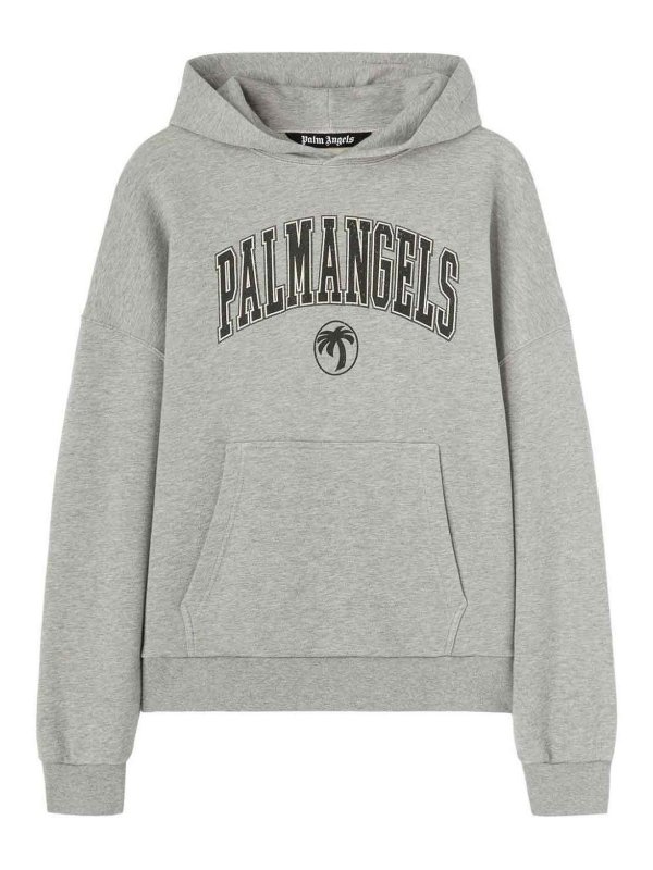 Palm Angels: Felpe e maglie - Felpa college palm con cappuccio
