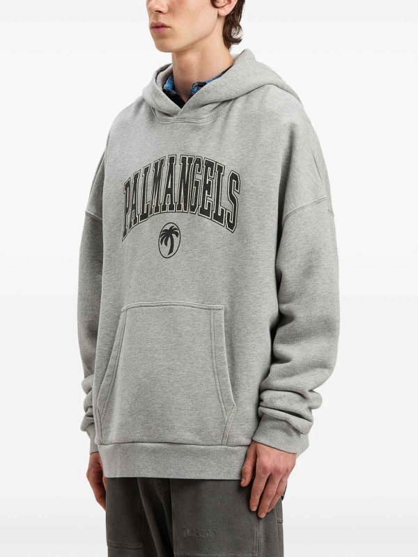 Palm Angels: Felpe e maglie online - Felpa college palm con cappuccio