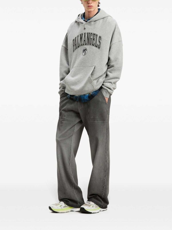 Palm Angels buy online Felpa college palm con cappuccio