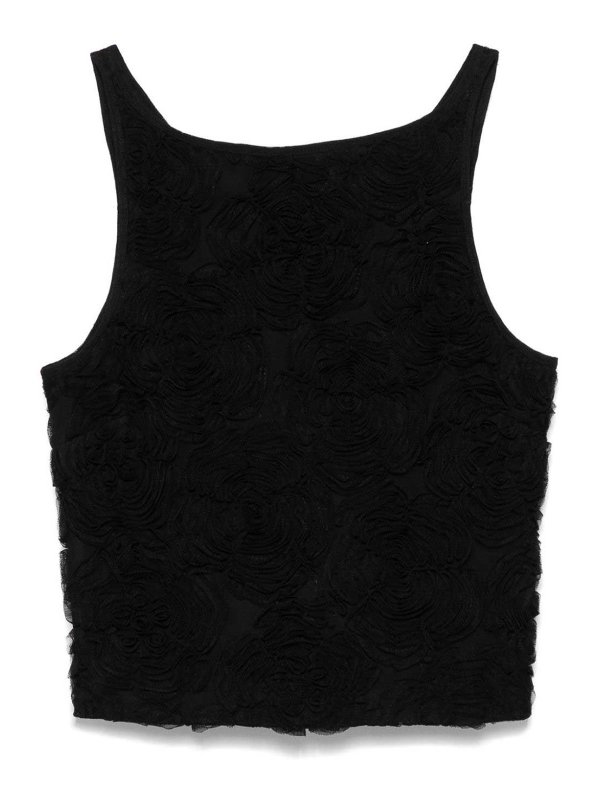 ROTATE Birger Christensen: トップス＆タンクトップ - トップ/タンクトップ - 黒