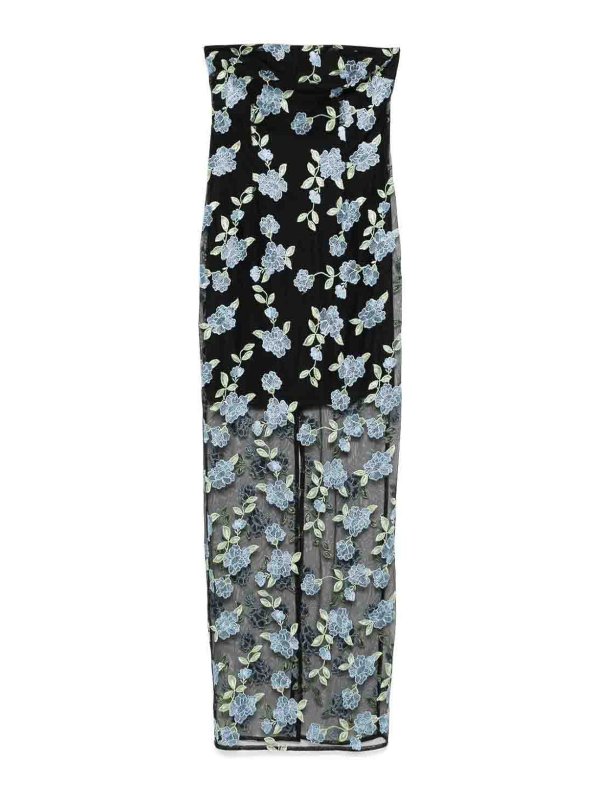 ROTATE Birger Christensen: Vestidos largos - Vestido Largo - Negro