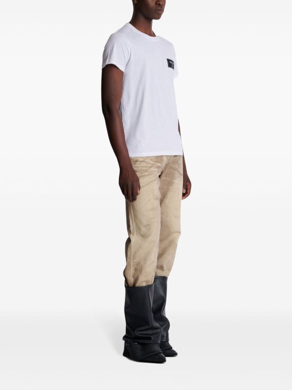 Balmain: T-shirts online - T-Shirt - Weiß