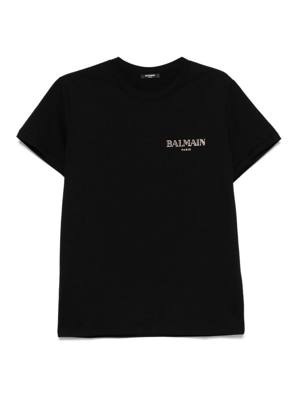 Balmain: t-shirts - Balmain T-shirt and black polo