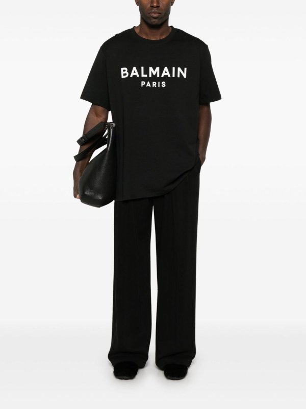 Tシャツ - 黒 shop online: Balmain
