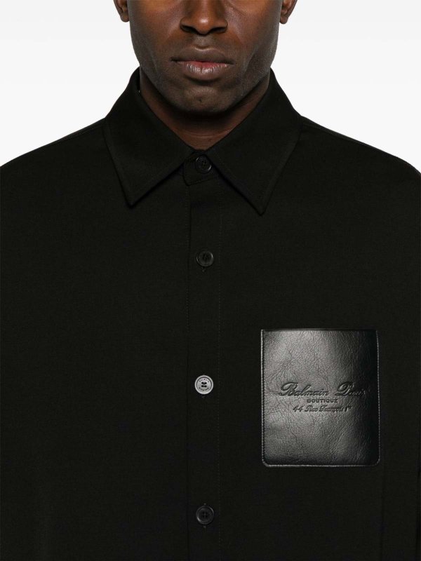 Balmain: Camisas online - Camisa - Negro