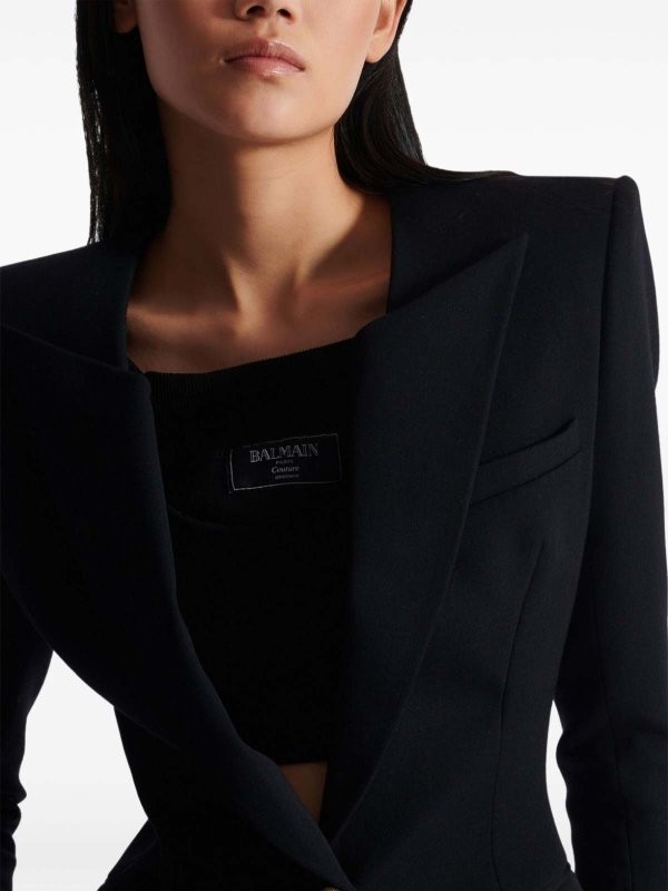 Balmain: blazers online - Pied-de-poule blazer