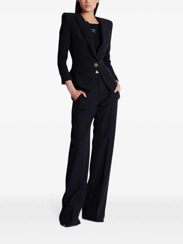 Pied-de-poule blazer shop online: Balmain