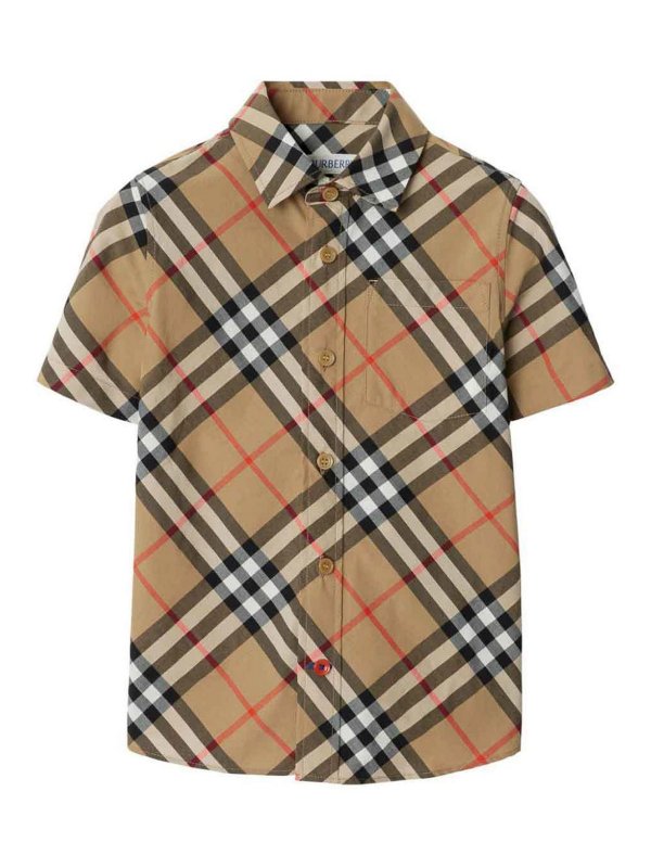 BURBERRY: camicie - Camicia a quadri